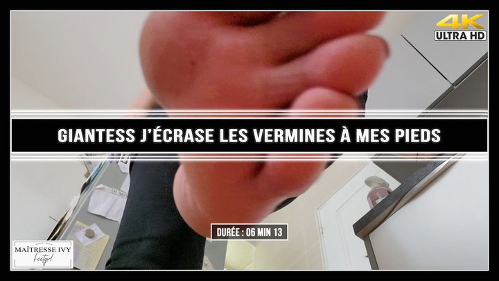 Maitresseivy - Giantess - J'écrase les vermines à mes pieds