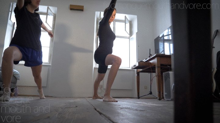 Foot Tongue Mouth And Vore - Interrupting Yoga