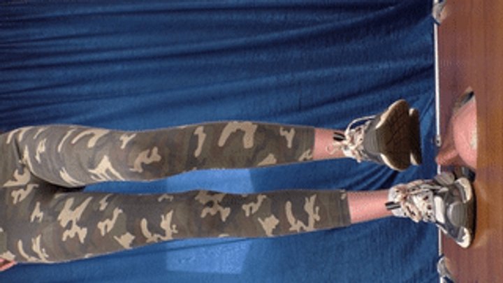 Furious Girls - College girl in Balenciaga 3XL sneakers crushes my floor-face (part 4 of 5), flo561x 1080p