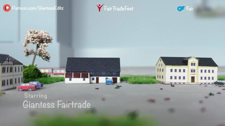 Fairtradefeet - Giantess Fair Trade - The City of Fair Trade Part 3 -