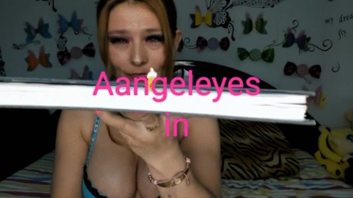 Aangeleyes - Tiny man fighting against sexy giantess, to avoid being devoured! (With ENDOSCOPE!)