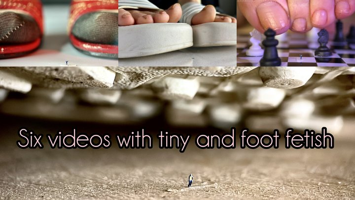 Goddess Gwendolyn - Six videos with Tiny and foot fetish