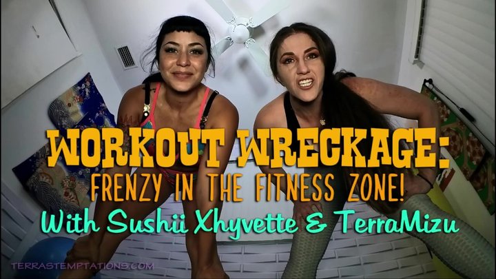 Terras Temptations - Workout Wreckage: Frenzy in the Fitness Zone - Sushii Xhyvette & TerraMizu - HD 720 MP4