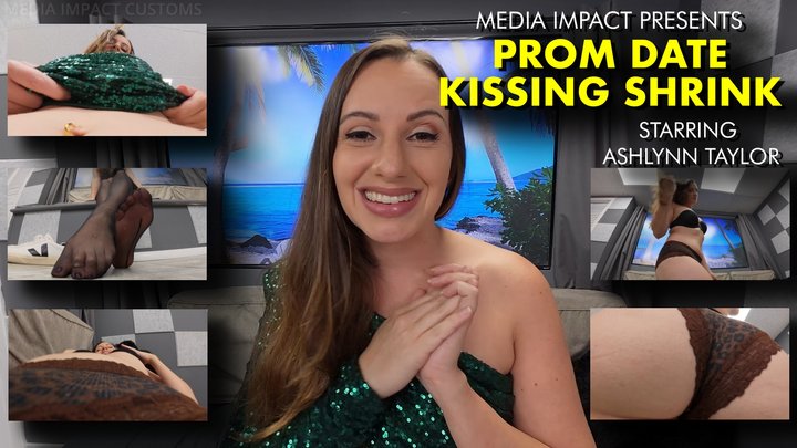 Media Impact Customs - Prom Date Kissing Shrink - Ashlynn Tahylor - pov - slow shrinking - JOI - Nylons copy
