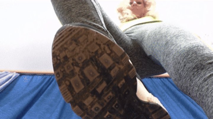 Furious Girls - Long-legged miss fools around and demonstrates Nike sneakers for tiny, fc169x 1080p