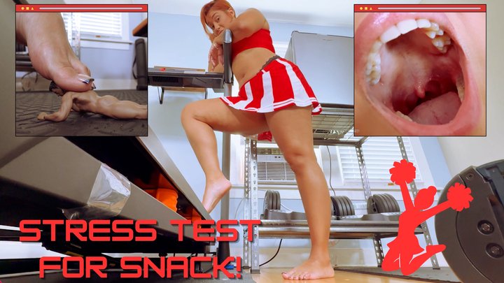 Vore Vixens - Giantess Cheerleader Gives Snack A Stress Test! Ft Enchantress Sahrye - 4K