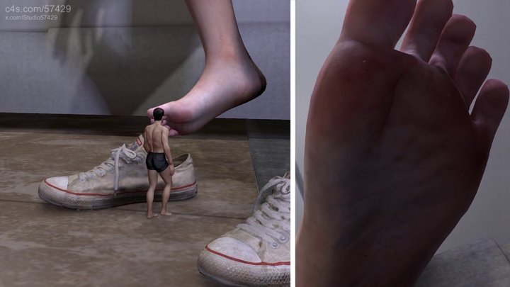 Studio 57429 - Stuck Inside Giantess Shoe For A Walk