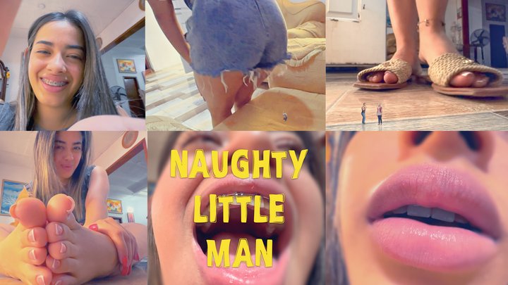 Rise Of The Giantess - NAUGHTY LITTLE MAN 4K - pov, foot crush, butt crush, vore