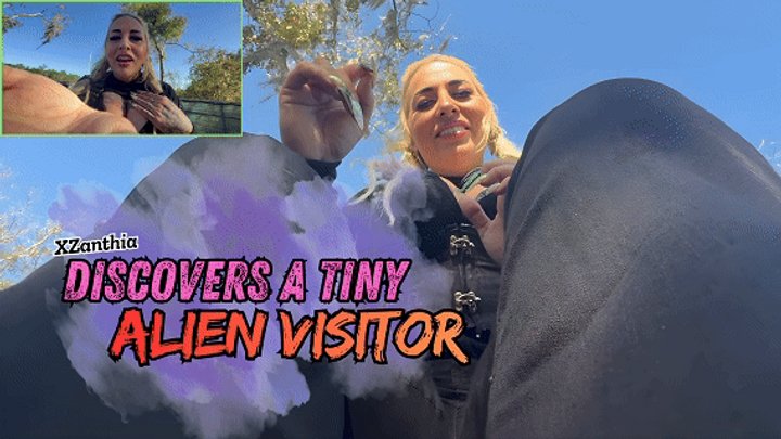 Xzanthia - Giantess XZanthia Finds a Tiny Alien – Soft Size Play Fantasy (HD 1080p MP4)