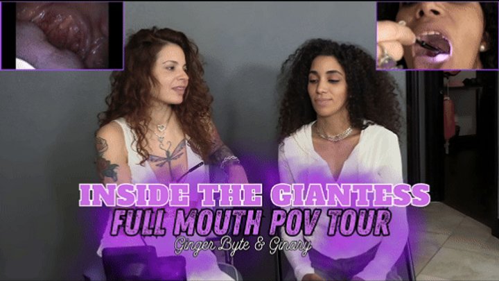 Ginary's Giantess Adventures - Inside Ginger’s Mouth – Giantess Oral Tour by Ginary - 4K