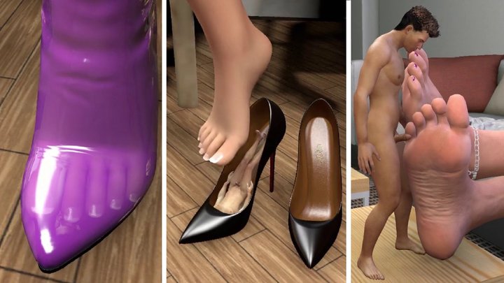 Studio 57429 - Stuck Inside Giantess Shoe For A Walk 7 - Passed Around