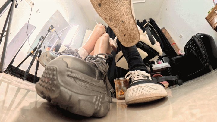 Gts Asia Vr World - NEW 4K MARTINA Tony sneakers smelly socks POV to humiliate losers