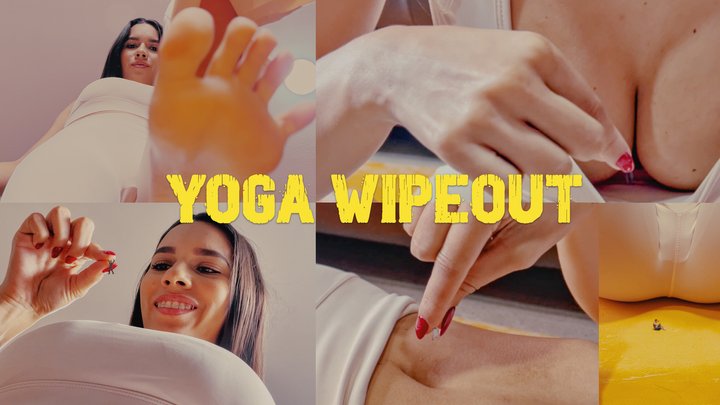 Rise Of The Giantess - YOGA WIPEOUT - butt crush, boob crush, foot crush - 1080