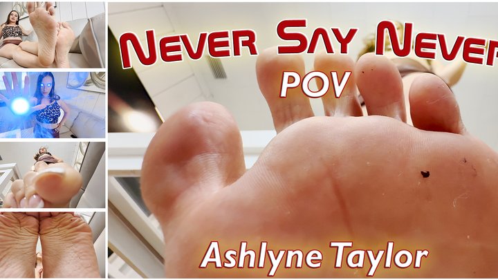 Giantess Shrinking Feet - Never say never - (Classic pov - 4K)
