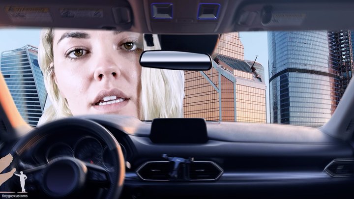 Tiny Guys Foot Fetish And Fantasies - Gigi Giantess Growth in the City