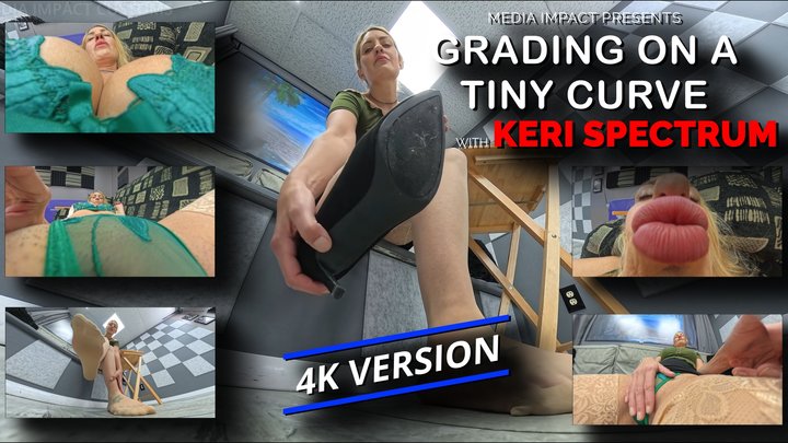 Media Impact Customs - Grading On A Tiny Curve - Keri Spectrum - Pov - nylons - shoes - teacher - masturbation- 4K