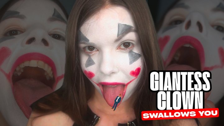 Honkers Clown Club - Giantess Clown Eats and Swallows You