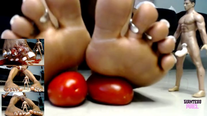 Maeling - Tiny Balls Cherry Crushing - Balls Trampling, Object Crushing, Cherry Feet Crush