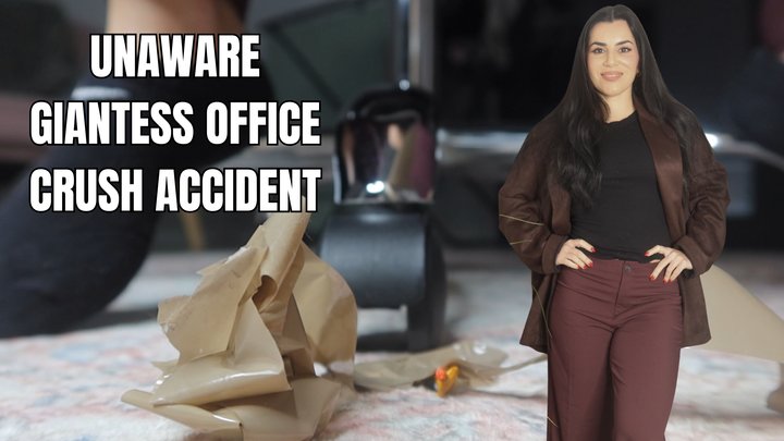 Onlyvanessa - Unaware giantess office crush accident - OnlyVanessa (custom clip)