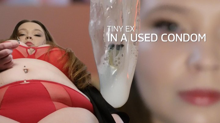 Blairs World - GIANTESS BLAIR PUTS HER TINY EX INTO A USED CONDOM 4K