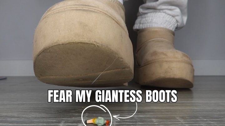 Onlyvanessa - Fear my giantess boots - OnlyVanessa