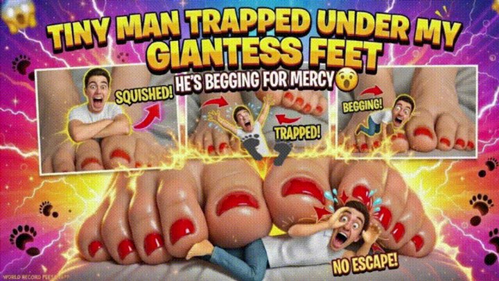 Tiffany Racks - Tiny Man Stuck Under My Giantess Feet
