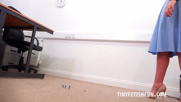 European Giantess - Tinyfetishfun - TFF1907 - Cleaning Up the Office Clutter - 1080 HD