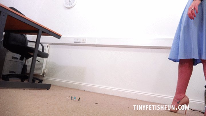 European Giantess - Tinyfetishfun - TFF1907 - Cleaning Up the Office Clutter - 4K UHD