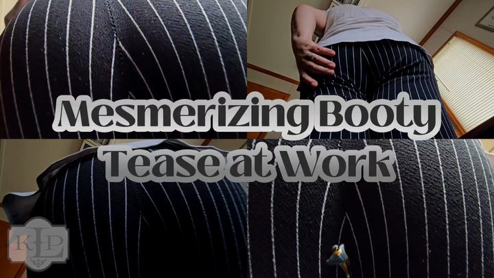 Ladykassandra - Mesmerizing Booty Tease at Work