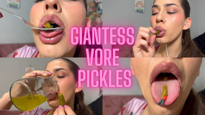 Nina Fatal - a tiny perv hiding in my nipple, so i caught and put him in my pickle snack