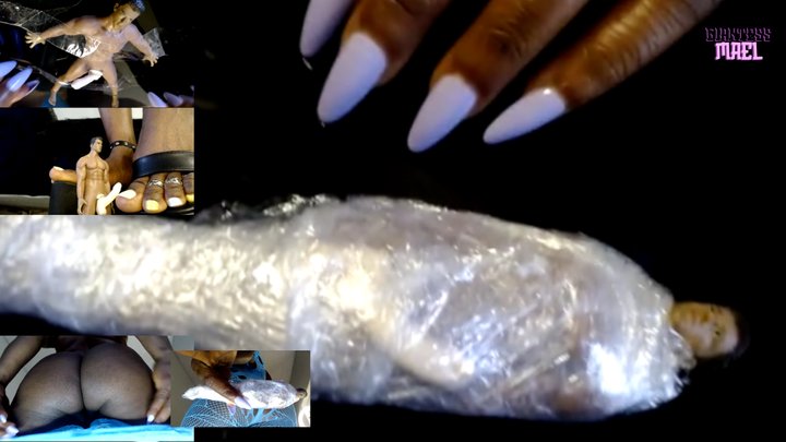 Maeling - Stepson Shrink, Mummify, Smother With Giant Ebony Ass - Mummification, Ass Smothering