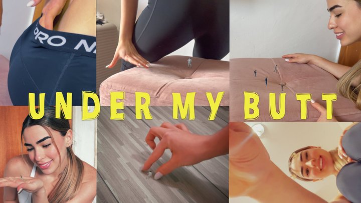 Rise Of The Giantess - UNDER MY BUTT 4K Giantess Gabriela