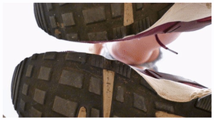 Furious Girls - Rough giant lassie crushes everything with her red Nikes, fc141x 2160p