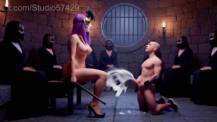 Studio 57429 - Giantess High Priestess Eyes Wide Shut Ritual Slave Punishment