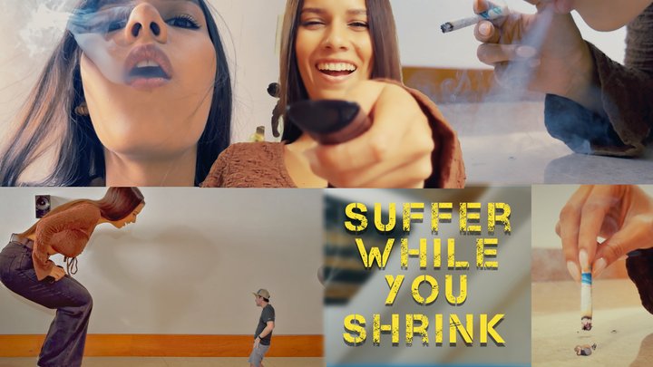 Rise Of The Giantess - SUFFER while you SHRINK 1080 - Giantess Andrea Slow Shrink, Smoking, Crushing, Humiliation