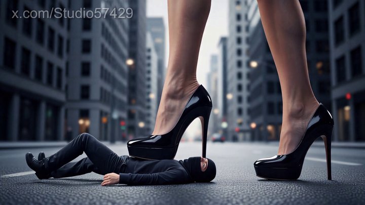 Studio 57429 - Giantess Goddess Miranda Makes Tiny Men Cum, And Crushes