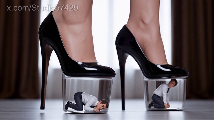 Studio 57429 - Survive Inside Giantess High Heel Platform Shoes